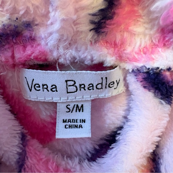 Vera Bradley “Hearts Iced Pink” Plush Hooded Robe | S/M - Picture 10 of 10